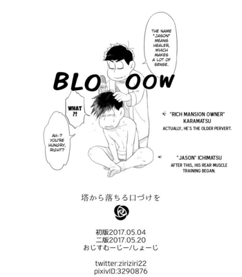 [A Ministry] Tō kara ochiru kuchidzuke o – Osomatsu-san dj [Eng] – Gay Manga sex 77