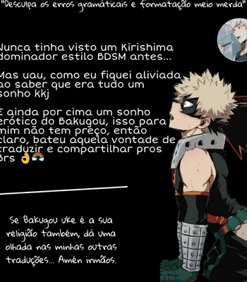 [YS (Satou)] Kiribaku Ga “Namahousou de Kaodashi Jikkyou Play” Suru Hon – Boku no Hero Academia dj [portuguese] – Gay Manga sex 16