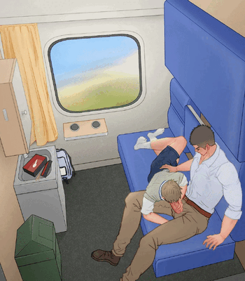 [Uoojun] Sleeper train [Eng] – Gay Manga sex 26