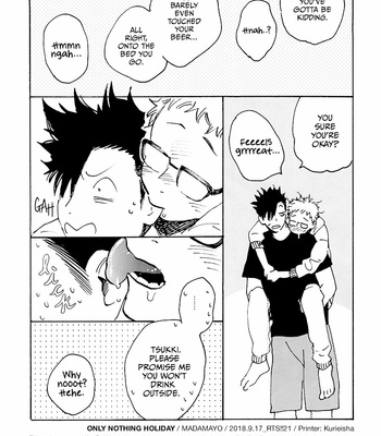 [madamayo] Only Nothing Holiday – Haikyuu!! dj [Eng] – Gay Manga sex 37