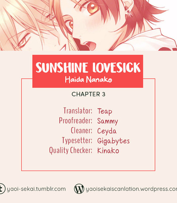 [HAIDA Nanako] Sunshine Lovesick [Eng] – Gay Manga sex 57