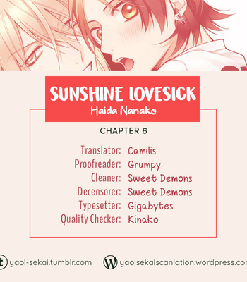[HAIDA Nanako] Sunshine Lovesick [Eng] – Gay Manga sex 162