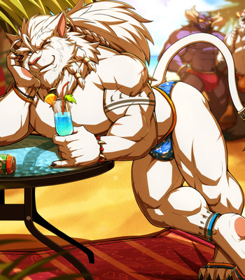 [DRKS] Pool party – Rengar – Gay Manga sex 2