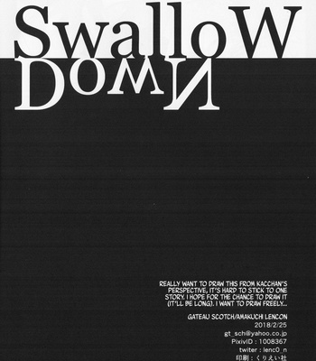 [gateau scotch] Swallow Down – Boku no Hero Academia dj [Eng] – Gay Manga sex 33