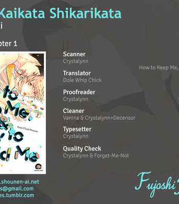 [Chiaki Kasai] Ore no Kaikata Shikarikata (update c.4) [Eng] – Gay Manga thumbnail 001