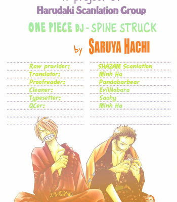 [Saruya Hachi] One Piece dj – Spine Struck [Eng] – Gay Manga sex 2