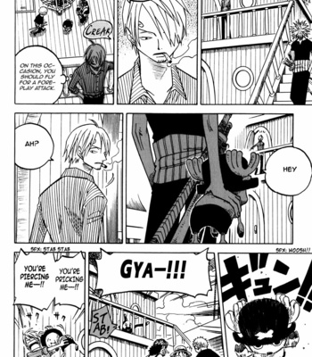 [Saruya Hachi] One Piece dj – Spine Struck [Eng] – Gay Manga sex 11