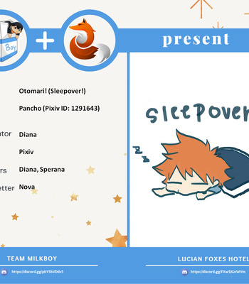 [Pancho] Otomari (Sleepover) – Haikyuu!! dj [Eng] – Gay Manga thumbnail 001