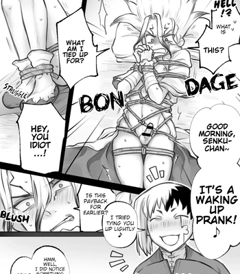 [Uso293 (Sasakure)] Te mo Ashi mo Denai ne (Bonus Chapter) – Dr.STONE dj [Eng] – Gay Manga sex 5