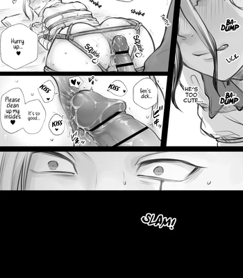 [Uso293 (Sasakure)] Te mo Ashi mo Denai ne (Bonus Chapter) – Dr.STONE dj [Eng] – Gay Manga sex 16