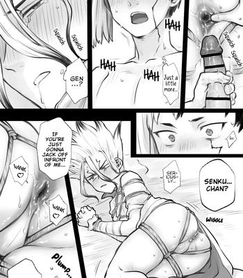 [Uso293 (Sasakure)] Te mo Ashi mo Denai ne (Bonus Chapter) – Dr.STONE dj [Eng] – Gay Manga sex 19