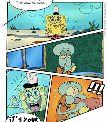 [Pancaketiffy] Squidward’s Birthday Gift – SpongeBob dj [Eng] – Gay Manga sex 4