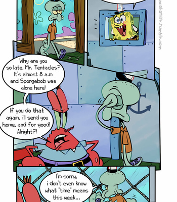 [Pancaketiffy] Squidward’s Birthday Gift – SpongeBob dj [Eng] – Gay Manga sex 9