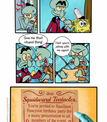 [Pancaketiffy] Squidward’s Birthday Gift – SpongeBob dj [Eng] – Gay Manga sex 13