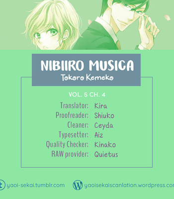 [TOKORO Kemeko] Nibiiro Musica – vol.05 [Eng] – Gay Manga sex 110