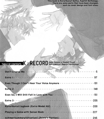 [Kururikururi / prima*] Kururikururi Reprint Anthology – Jujutsu Kaisen dj [Eng] – Gay Manga sex 5