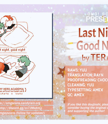 [Terasu] Last Night, Good Night – Boku no Hero Academia dj [Eng] – Gay Manga sex 21