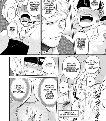 [Bou Zukan (kemukemuke)] Dungeon de Dojitta Shinjin Bouken-sha ga Inmon Seisei Mahou de Kando o Agerarete Ikasare Makuru Hanashi [Español] – Gay Manga sex 14