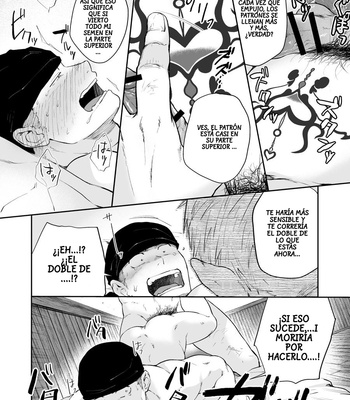 [Bou Zukan (kemukemuke)] Dungeon de Dojitta Shinjin Bouken-sha ga Inmon Seisei Mahou de Kando o Agerarete Ikasare Makuru Hanashi [Español] – Gay Manga sex 26