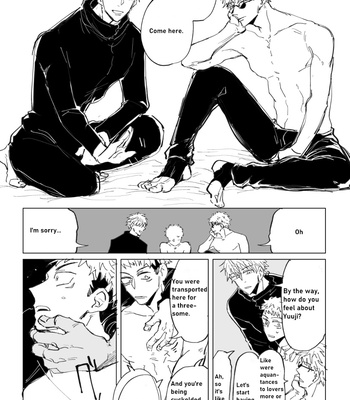 [Nyau] To Escape the Room You Have to Have 3P – Jujutsu Kaisen dj [Eng] – Gay Manga sex 4
