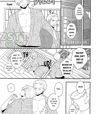 [Shijou Trill × Trill] Hot Spring Therapy – One Piece dj [Eng] – Gay Manga sex 19