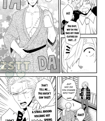 [Shijou Trill × Trill] Hot Spring Therapy – One Piece dj [Eng] – Gay Manga sex 9