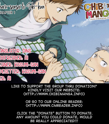 Gay Manga - [TORIYA Kou] Sahara-sensei to Toki-kun – Vol.01 [Eng] – Gay Manga