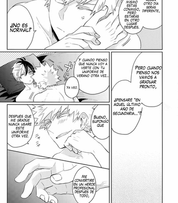 [GERANIUM (Kei)] Natsu no Omoide Sorekara Mirai – Boku no Hero Academia dj [Esp] – Gay Manga sex 32