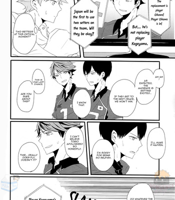 [TAKE.9 (Yu)] Haikei, mirai o michibiku-kun e – Haikyuu!! dj [Eng] – Gay Manga sex 24