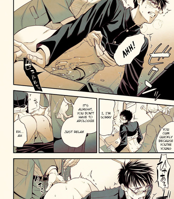 [Unknown] A student with gay tendencies who was r0ped when he was young, is m0lested by a middle-aged man and went to a public toilet together… [Eng] – Gay Manga sex 15