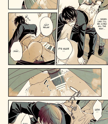 [Unknown] A student with gay tendencies who was r0ped when he was young, is m0lested by a middle-aged man and went to a public toilet together… [Eng] – Gay Manga sex 19