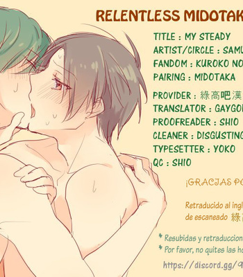 [Samugari] My Steady – DJ Kuroko no Basket [Español] – Gay Manga sex 32