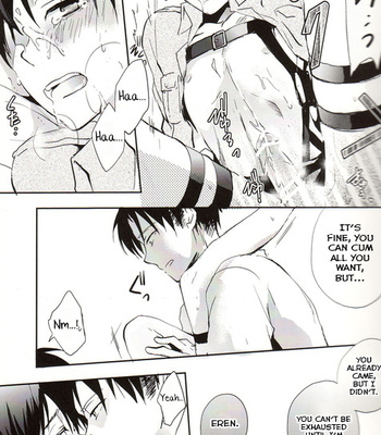 [Yinghua (sinba)] Dare ni mo Ienai – Shingeki no Kyojin dj [Eng] – Gay Manga sex 13
