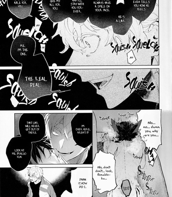 [Ryosuke (Aoshamu)] Kyuuketsuki Sugu Shinu dj – Lets Ask The Mirror [Eng] – Gay Manga sex 34