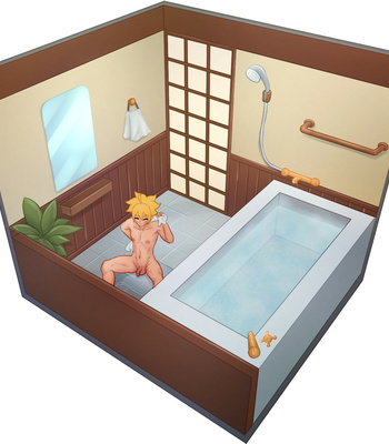CamoHouse – Shower room (Boruto) – Gay Manga sex 3