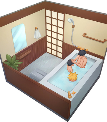 CamoHouse – Shower room (Boruto) – Gay Manga sex 6