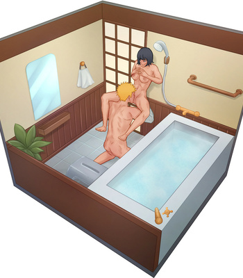 CamoHouse – Shower room (Boruto) – Gay Manga sex 11