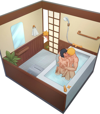 CamoHouse – Shower room (Boruto) – Gay Manga sex 15