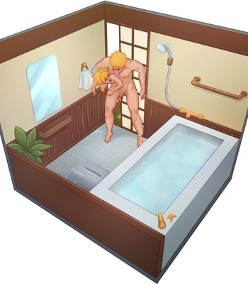 CamoHouse – Shower room (Boruto) – Gay Manga sex 16