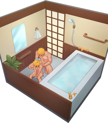 CamoHouse – Shower room (Boruto) – Gay Manga sex 17