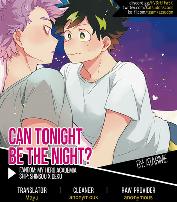 [atarime] Can Tonight Be The Night? – Boku no Hero Academia dj [Eng] – Gay Manga sex 59