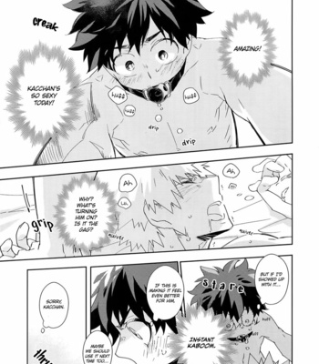 [kuroimisa] Urusai Kuchiwofusagu Sube – My Hero Academia dj [Eng] – Gay Manga sex 14