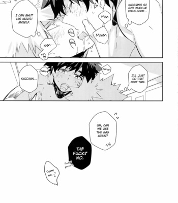 [kuroimisa] Urusai Kuchiwofusagu Sube – My Hero Academia dj [Eng] – Gay Manga sex 20