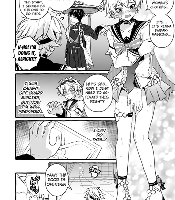 [Peko Renmei (Mrimiya Yuu)] Ero Trap Hikyou nante Aru wakenai daro – Genshin Impact dj [Eng] – Gay Manga sex 16