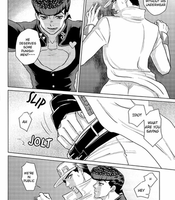 [Kinuhada] Oh no! Pants! – JoJo dj [Eng] – Gay Manga sex 9