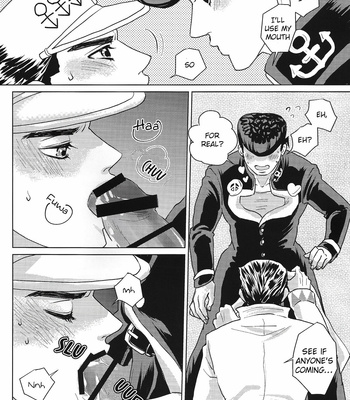 [Kinuhada] Oh no! Pants! – JoJo dj [Eng] – Gay Manga sex 14