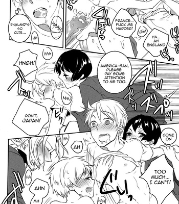 [Daraya] We get along, so let’s do it all four of us!! – Hetalia dj [Eng] – Gay Manga sex 24