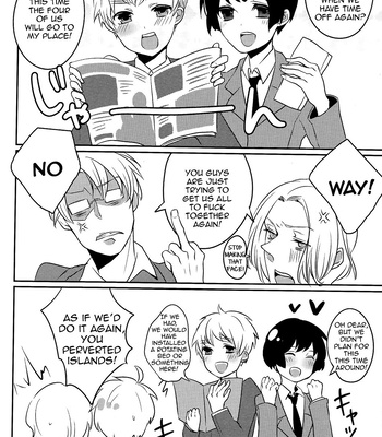 [Daraya] We get along, so let’s do it all four of us!! – Hetalia dj [Eng] – Gay Manga sex 28