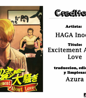 [HAGA Inochi] Excitement About Love – One Piece dj [Spanish] – Gay Manga sex 2