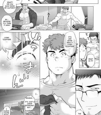 [Ochaocha Honpo (Chabashira Tatsukichi)] Futarikiri no Shuumatsu Kouhen [Eng] – Gay Manga sex 7